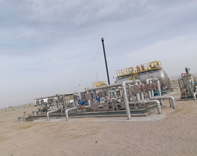 油田油气集输橇